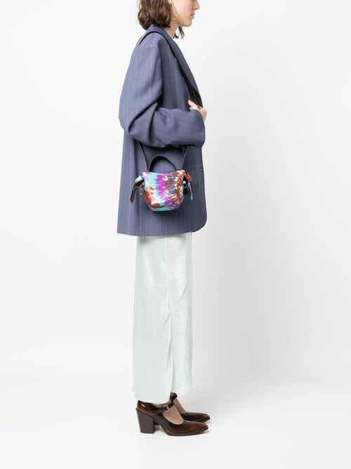 Acne Studiostie-dye knotted tote bag