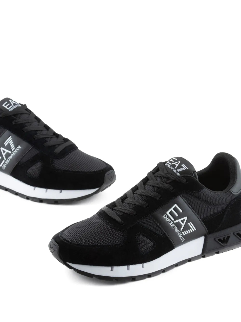 Ea7 Emporio Armani Logo-Print Panelled Sneakers