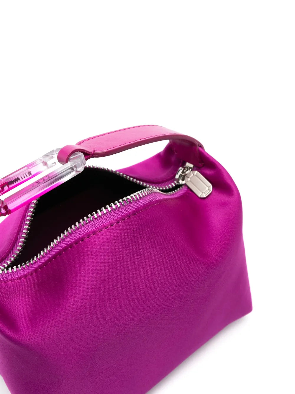 E?AMoon satin top-handle bag