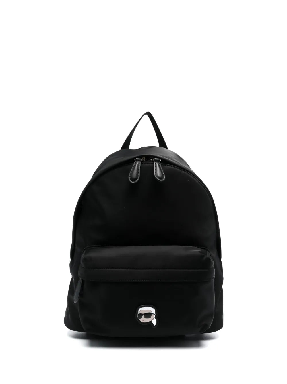 Karl Lagerfeldlogo-patch faux-leather backpack