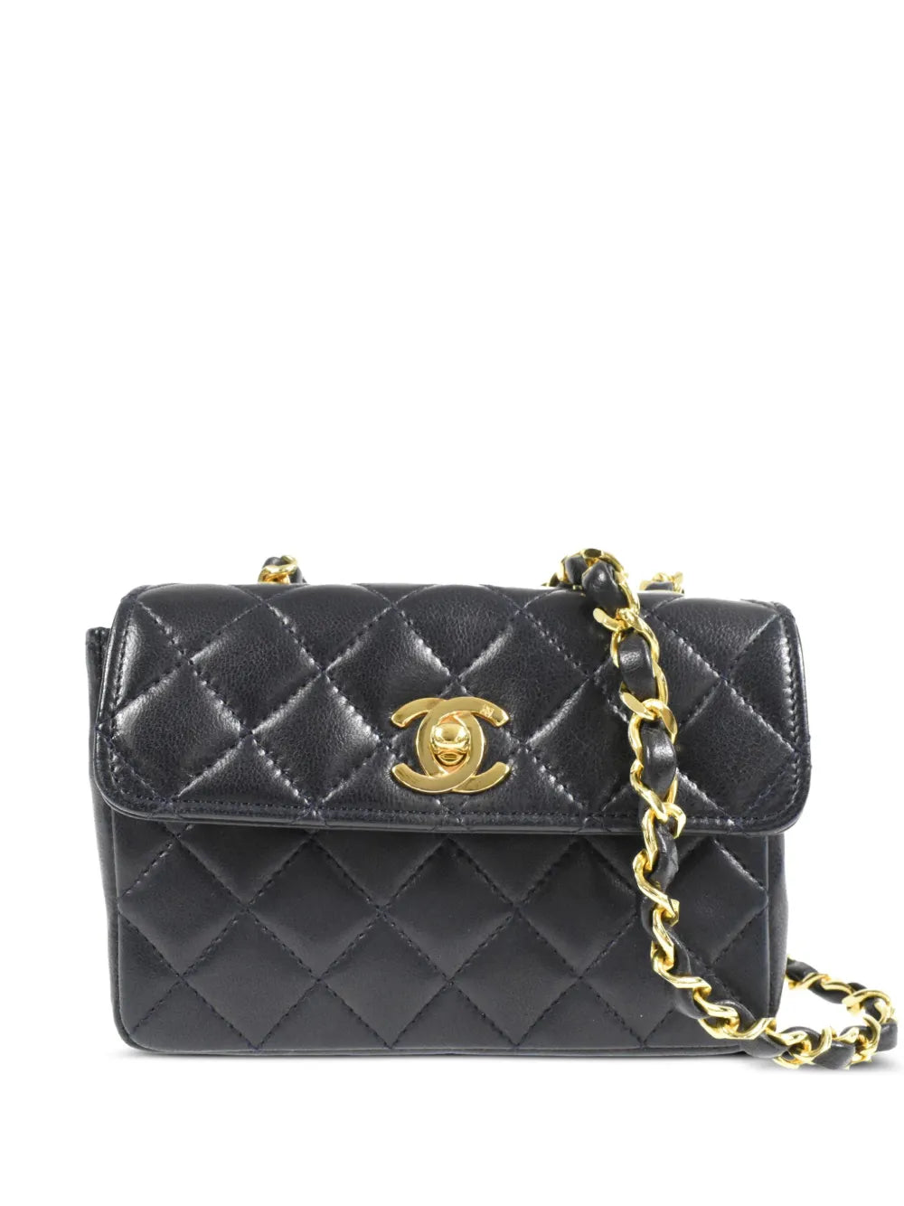 Pre-OwnedCHANEL Pre-Owned1990 mini CC diamond-quilted shoulder bag