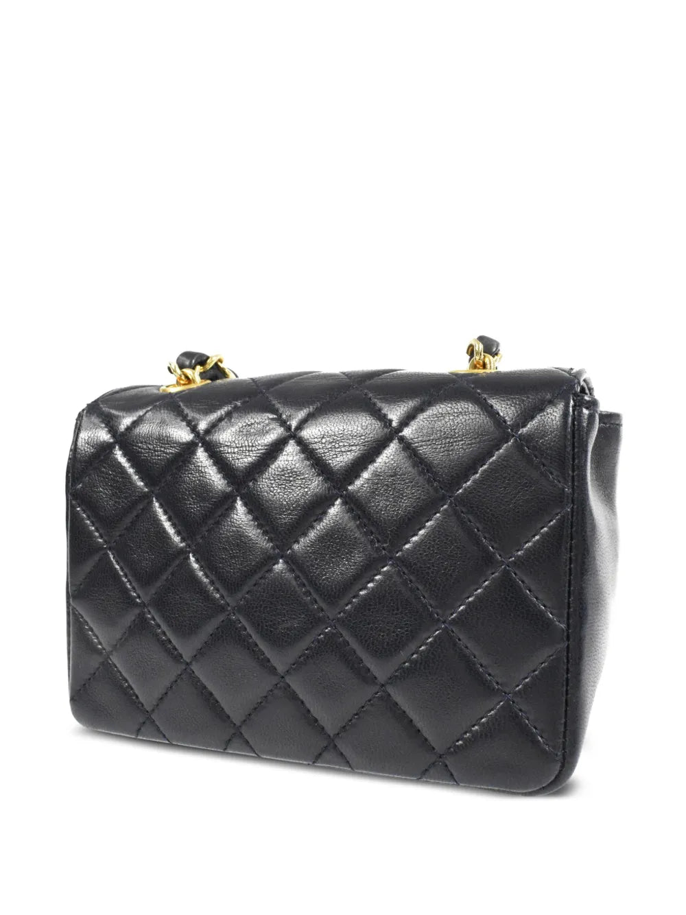Pre-OwnedCHANEL Pre-Owned1990 mini CC diamond-quilted shoulder bag
