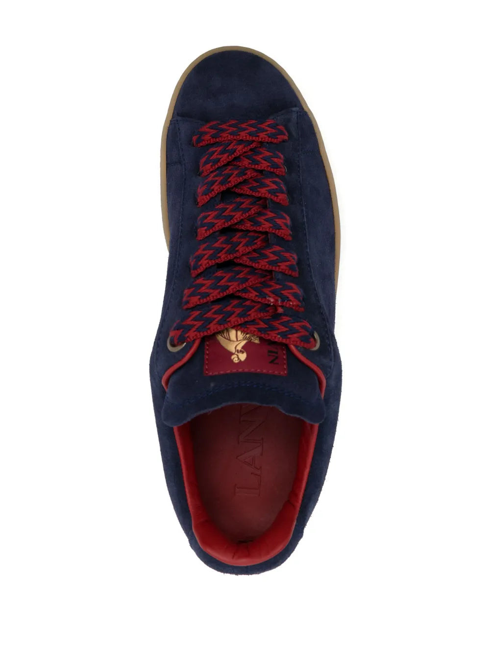Lanvin Lace-Up Low-Top Sneakers