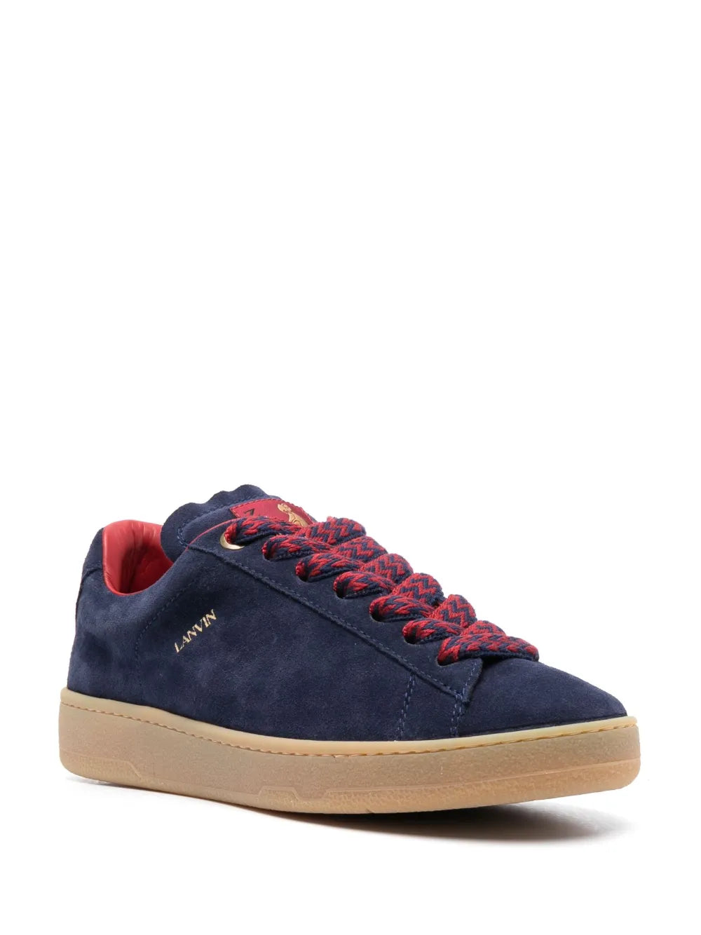 Lanvin Lace-Up Low-Top Sneakers