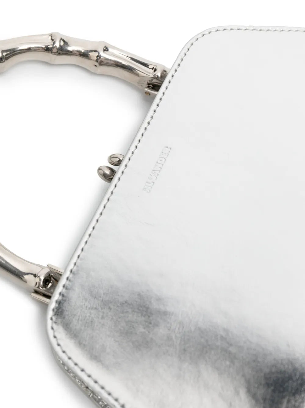 Jil SanderGoji Bamboo Square leather tote bag