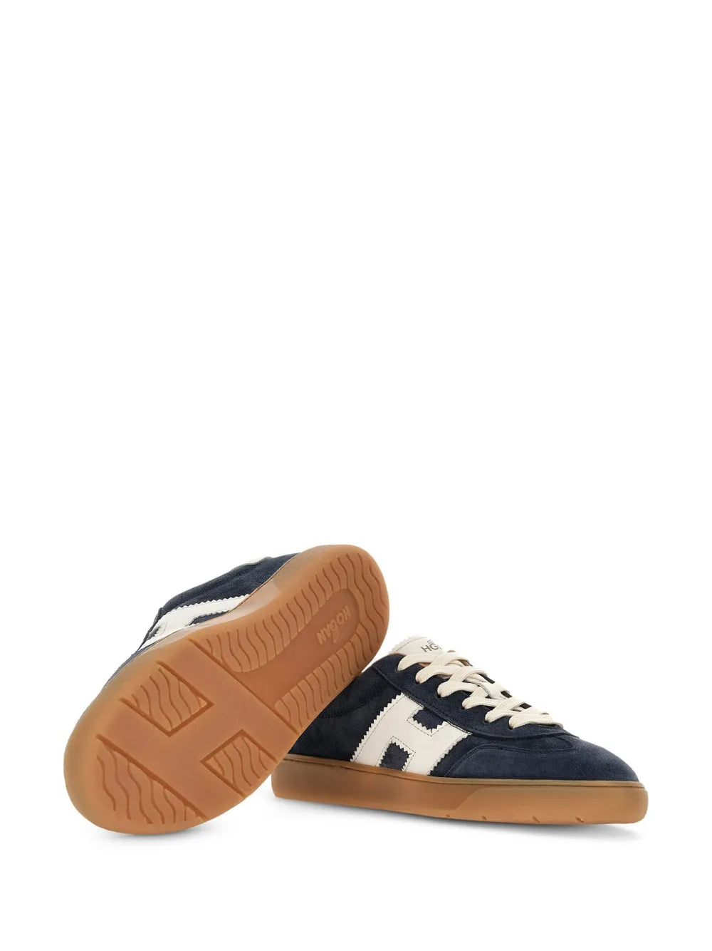 Hogan Logo-Patch Leather Sneakers
