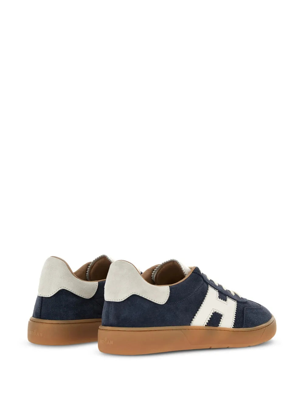 Hogan Logo-Patch Leather Sneakers