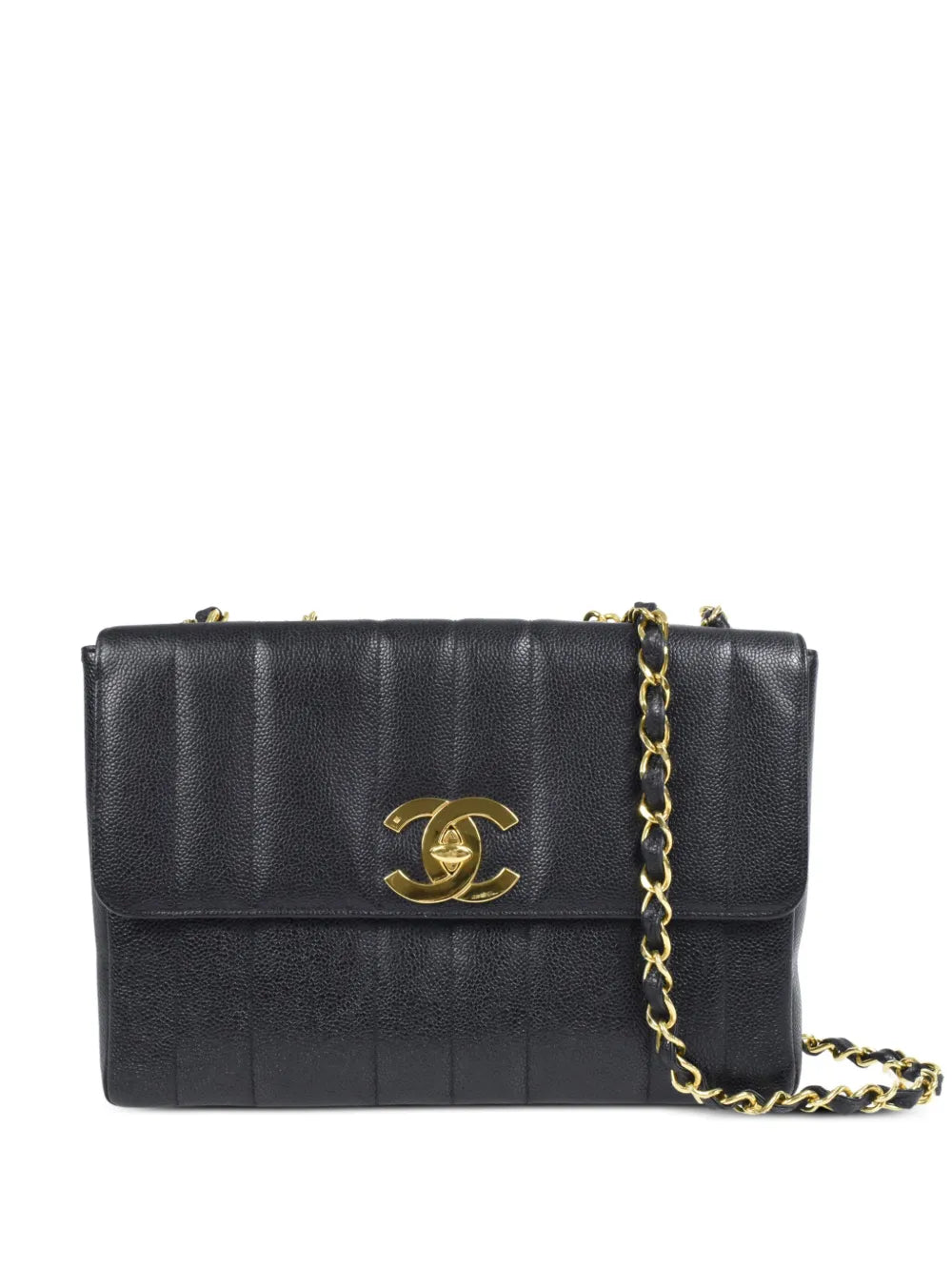 Pre-OwnedCHANEL Pre-Owned1995 Jumbo Mademoiselle quilt Classic Flap shoulder bag