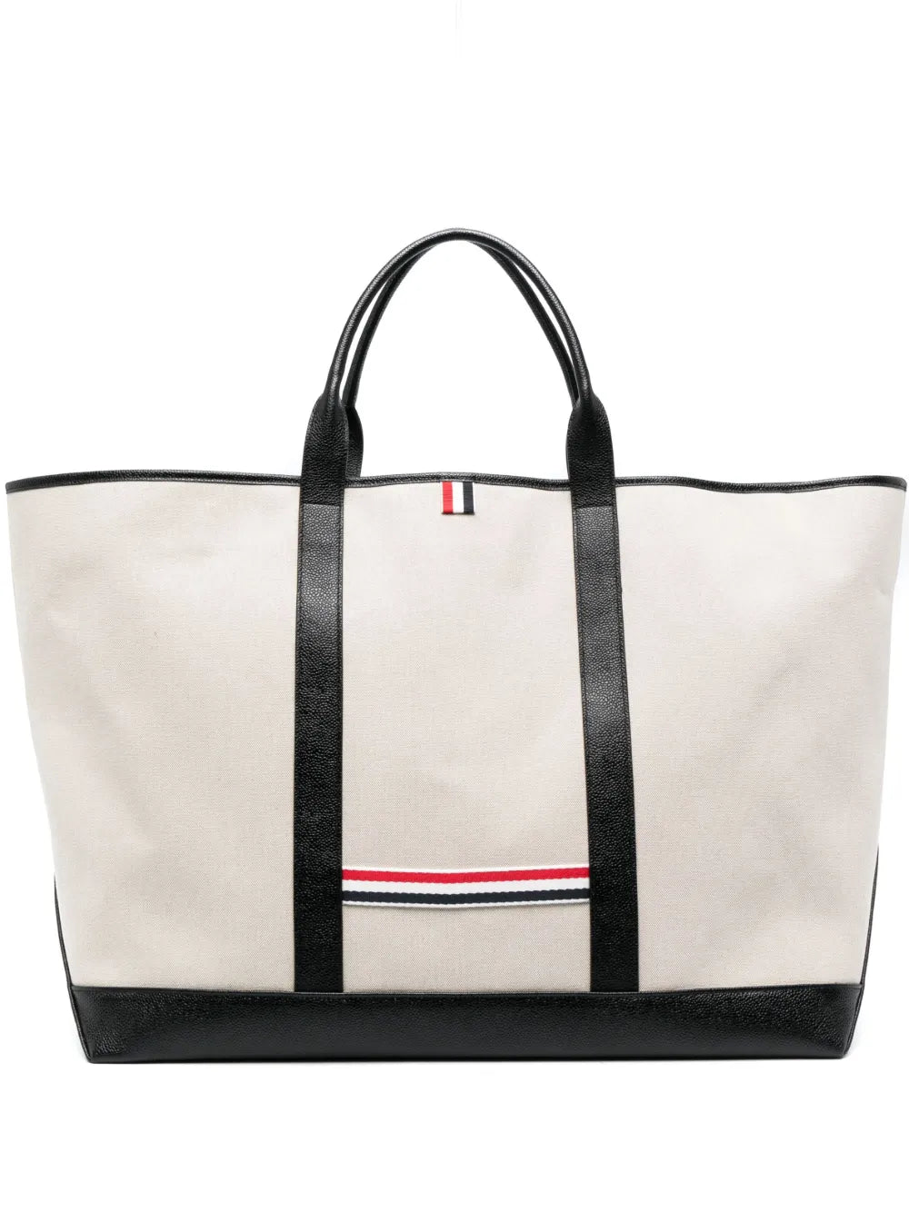 Thom BrowneRWB-stripe tote bag