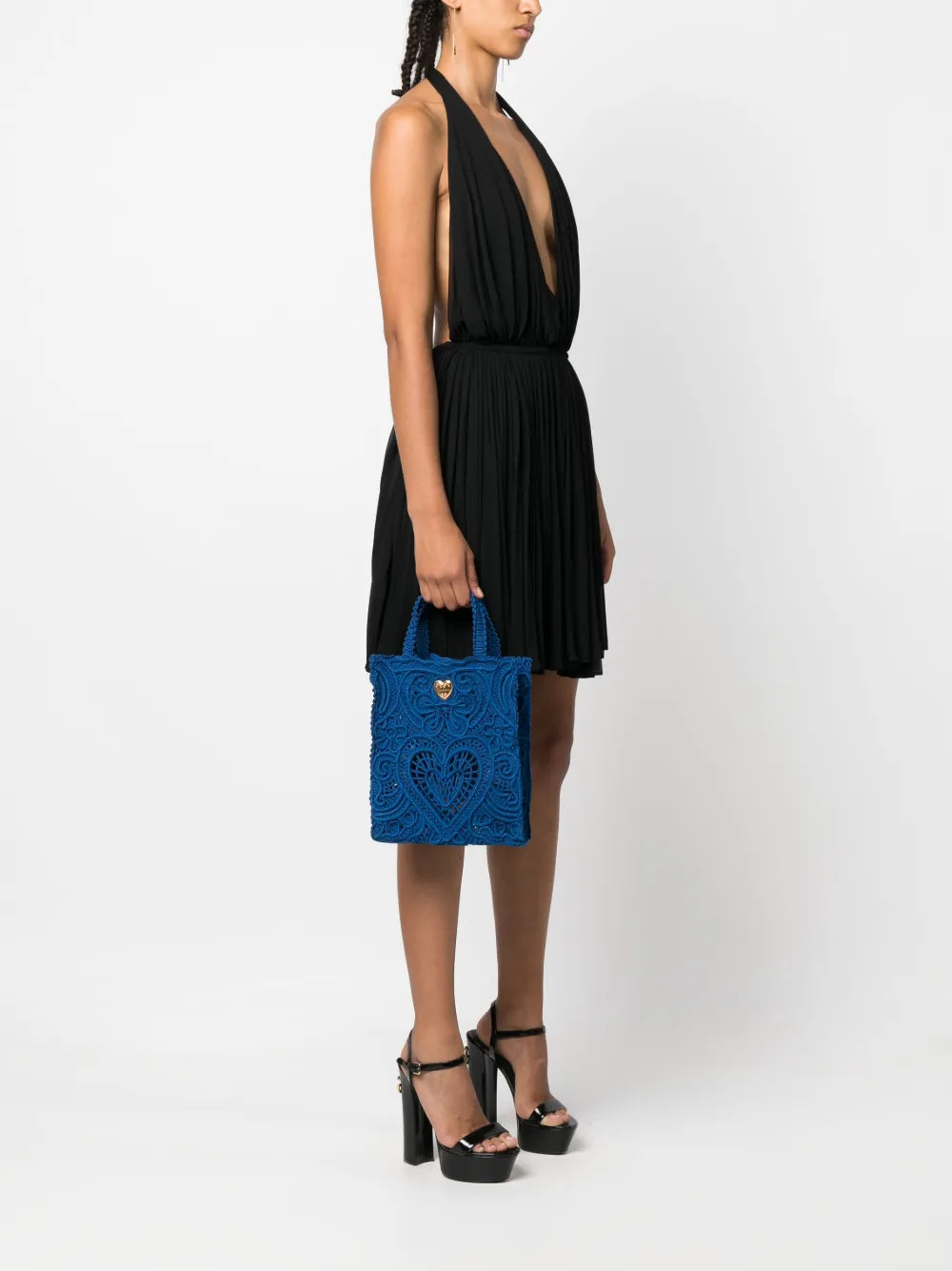 Dolce & Gabbanamedium Beatrice cordonetto-lace tote bag
