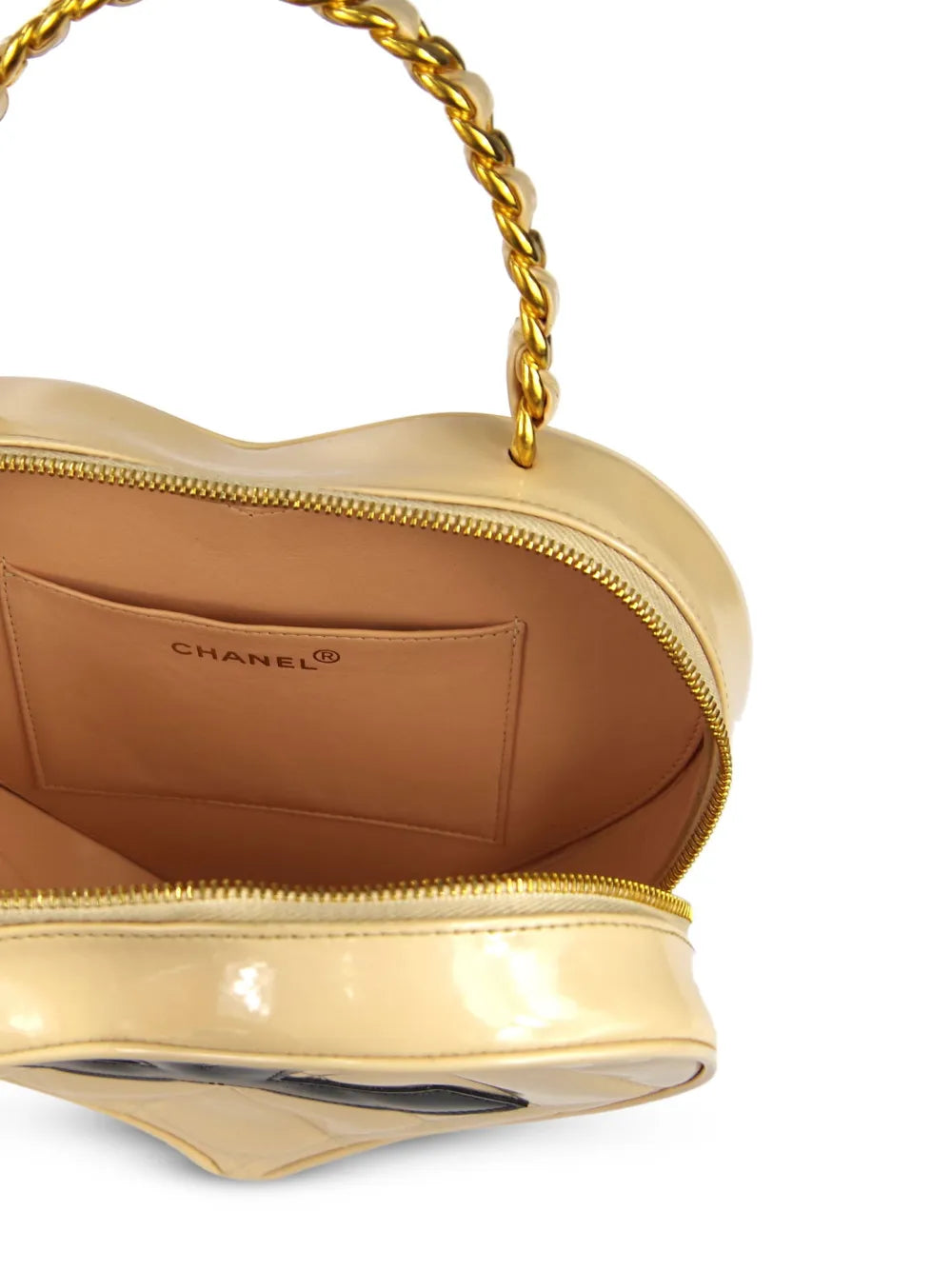 Pre-OwnedCHANEL Pre-Owned1995 CC patch heart vanity handbag
