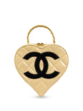 Pre-OwnedCHANEL Pre-Owned1995 CC patch heart vanity handbag