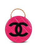 Pre-OwnedCHANEL Pre-Owned1995 CC patch round vanity handbag