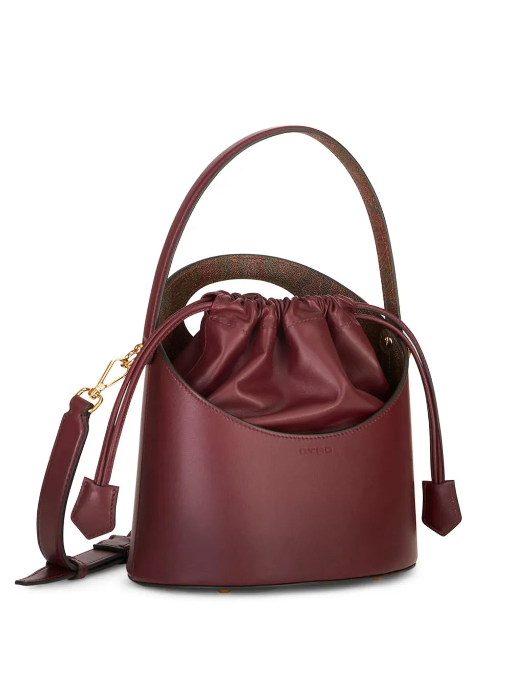 ETROSaturno leather bucket bag