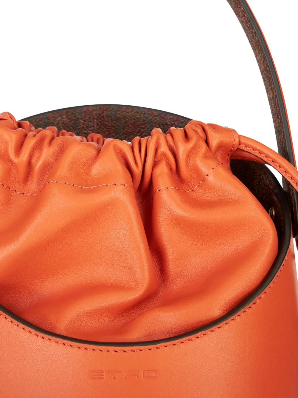 ETROmini Saturno leather bucket bag
