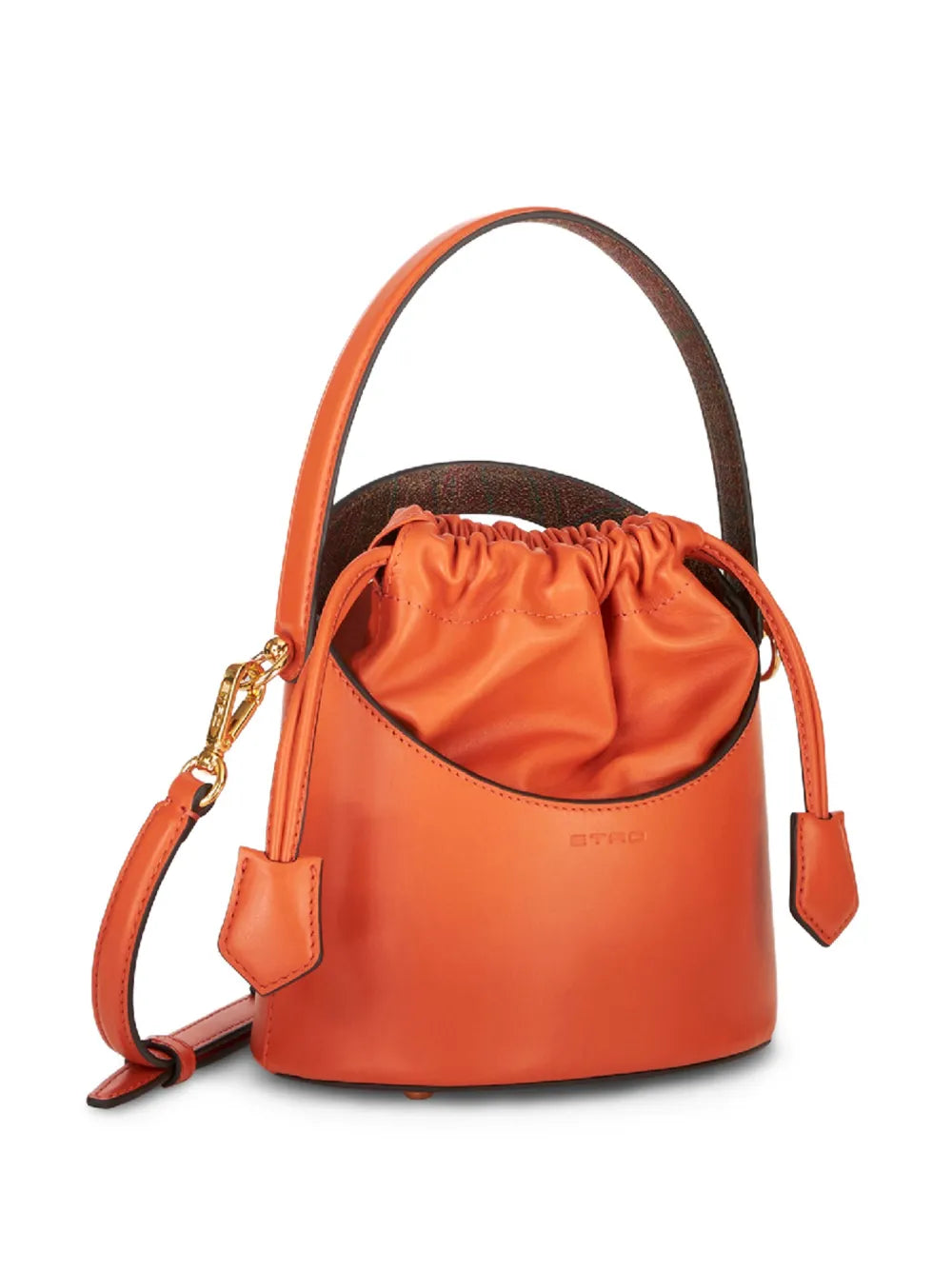 ETROmini Saturno leather bucket bag