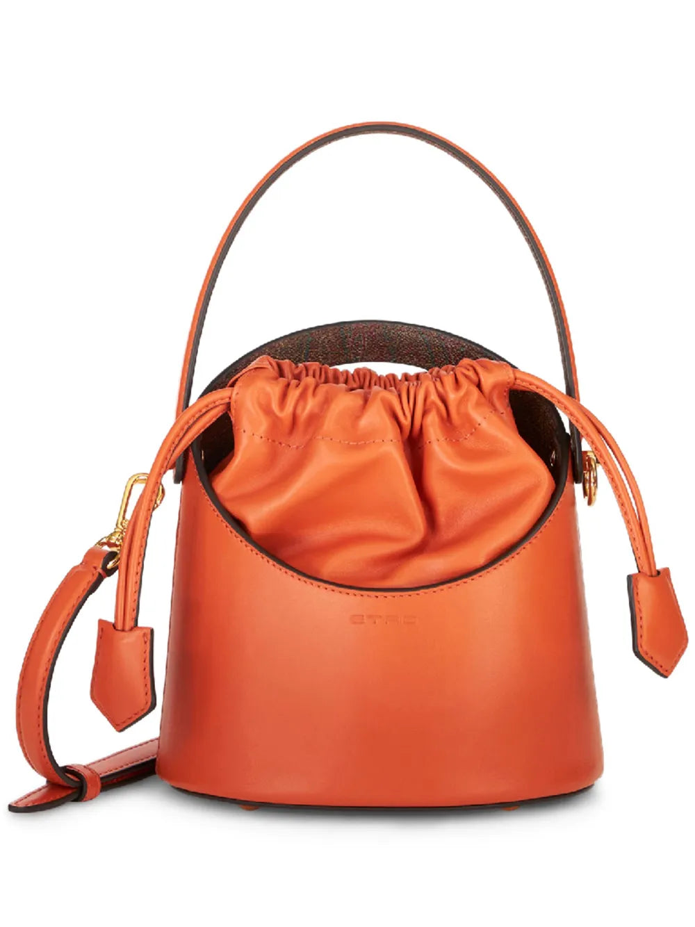 ETROmini Saturno leather bucket bag