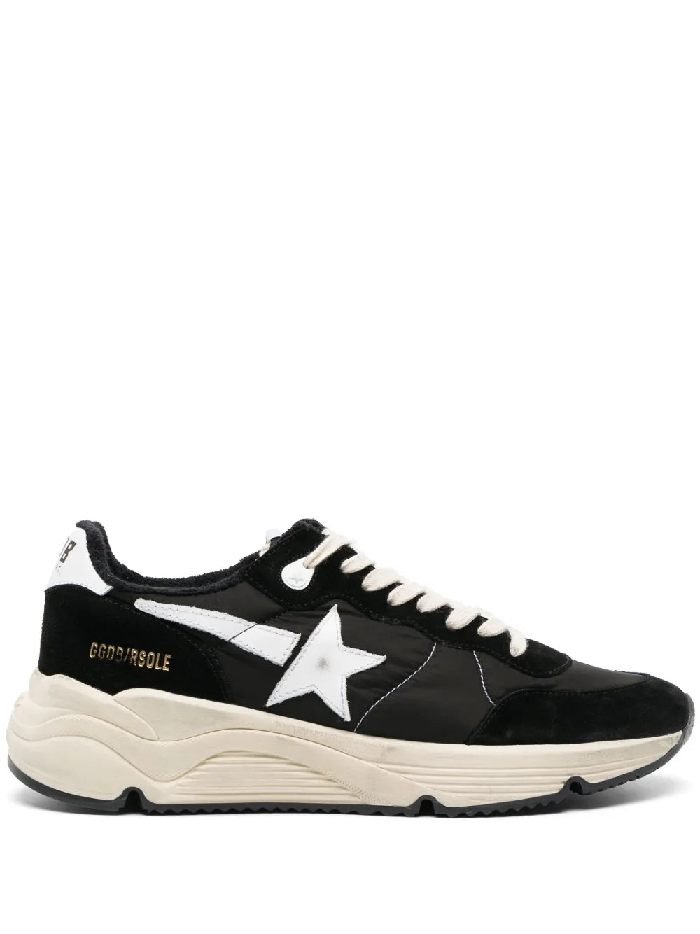 Golden Goose Star-Patch Lace-Up Sneakers