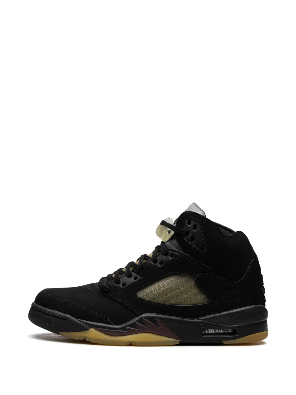 Jordan X A Ma Mani e Air Jordan 5 Black Sneakers
