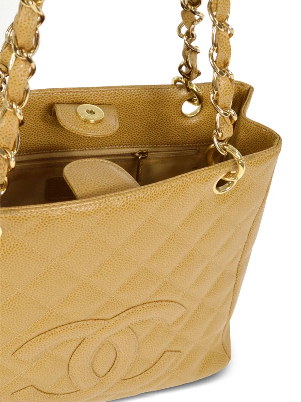 Pre-OwnedCHANEL Pre-Owned2003 Petite Shopping Tote