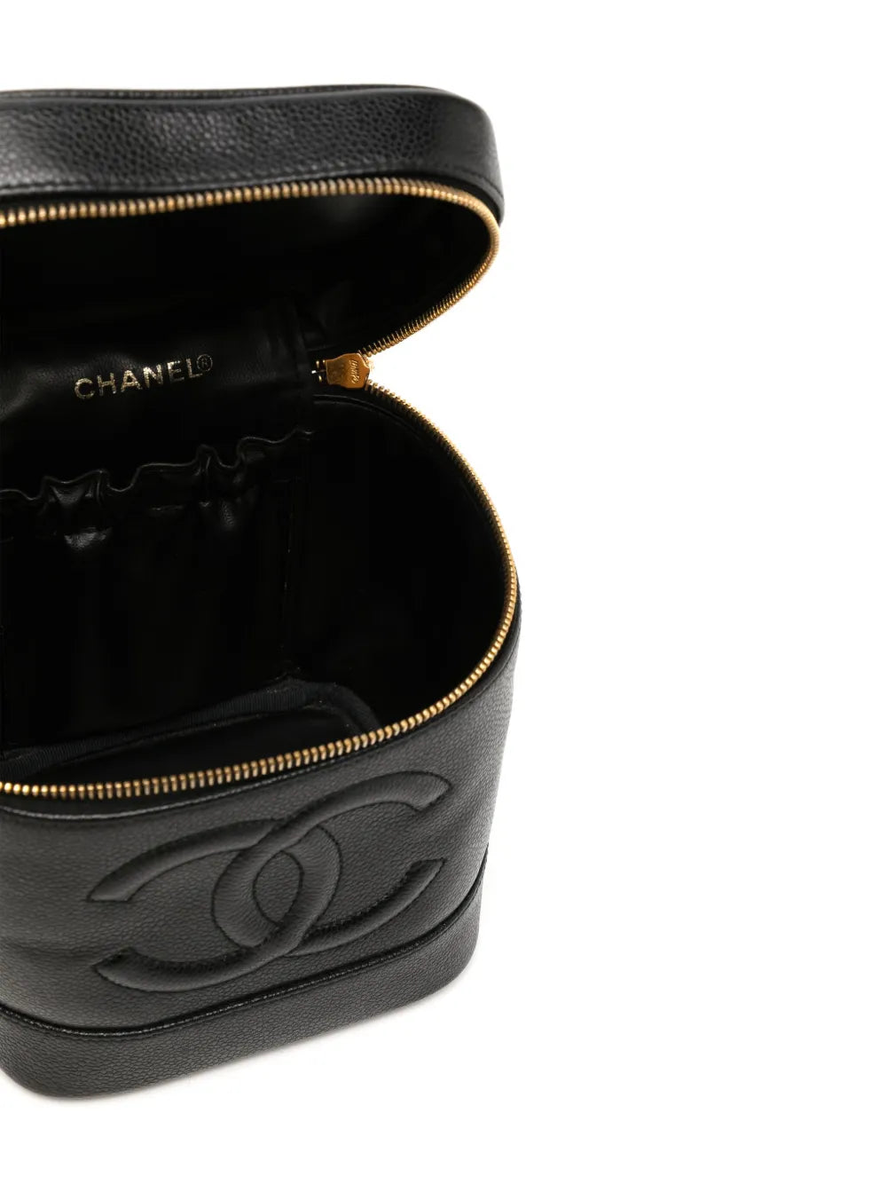 Pre-OwnedCHANEL Pre-Owned1998 CC stitch vanity bag