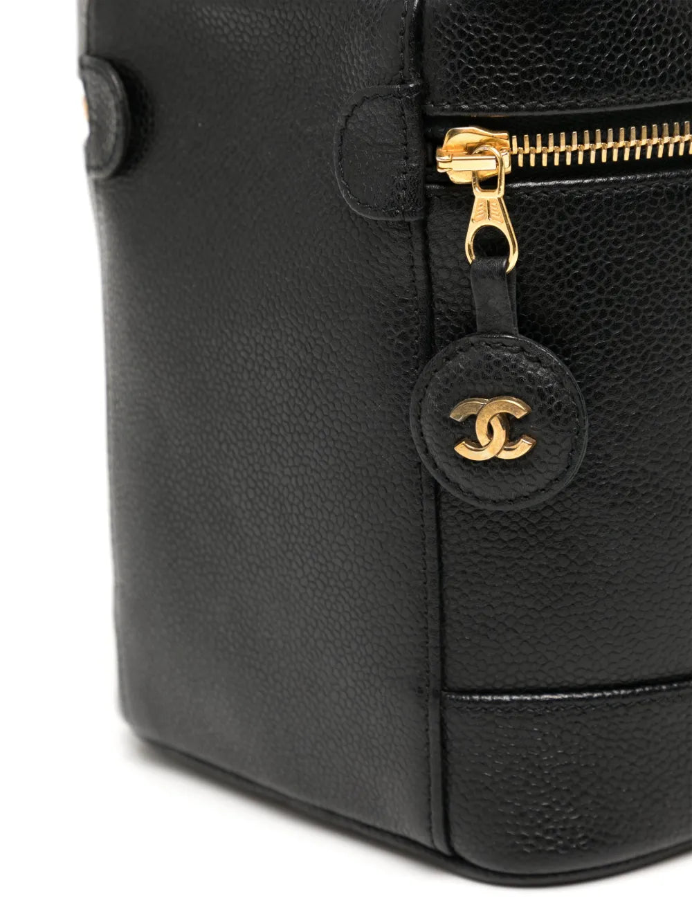 Pre-OwnedCHANEL Pre-Owned1998 CC stitch vanity bag