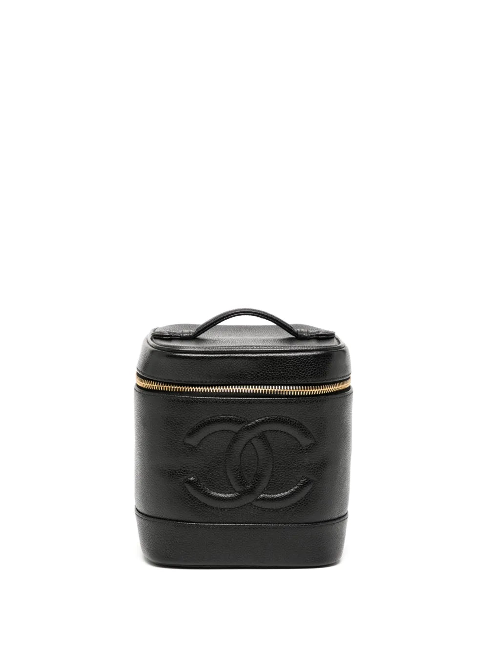 Pre-OwnedCHANEL Pre-Owned1998 CC stitch vanity bag