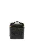 Pre-OwnedCHANEL Pre-Owned1998 CC stitch vanity bag