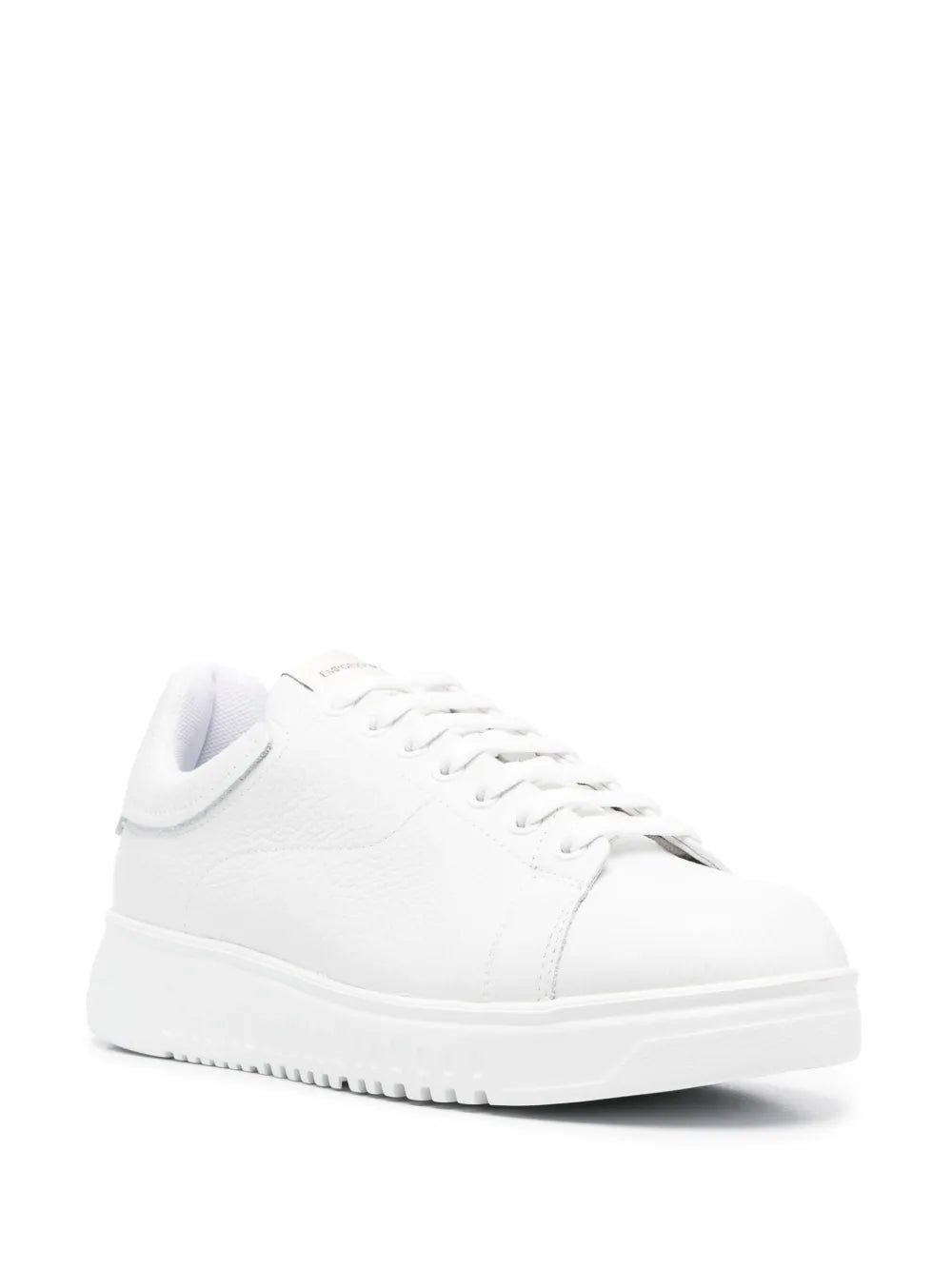Emporio Armani Leather Low-Top Sneakers