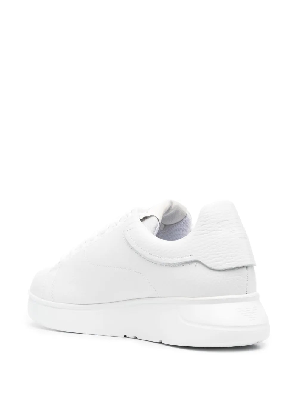 Emporio Armani Leather Low-Top Sneakers