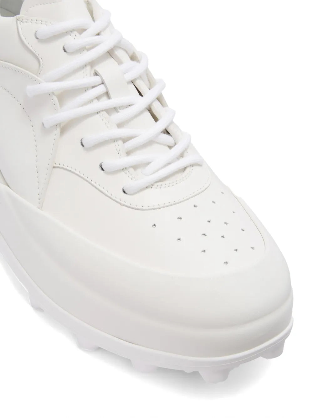 Jil Sander Chunky Panelled Leather Sneakers