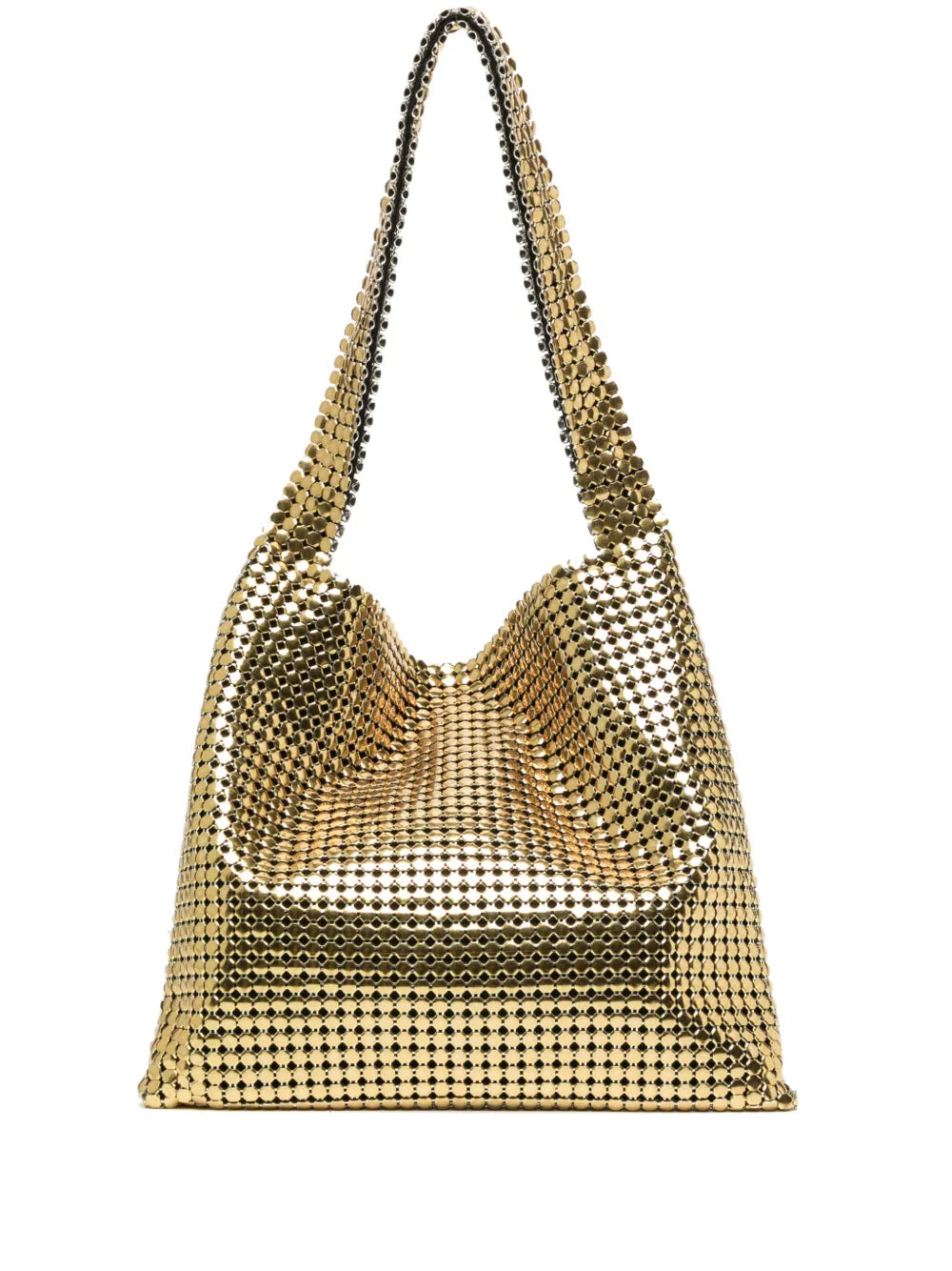 RabannePixel metallic-finish shoulder bag