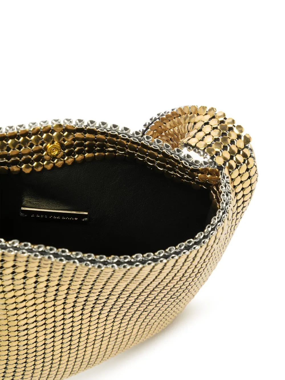 RabannePixel metallic-finish shoulder bag