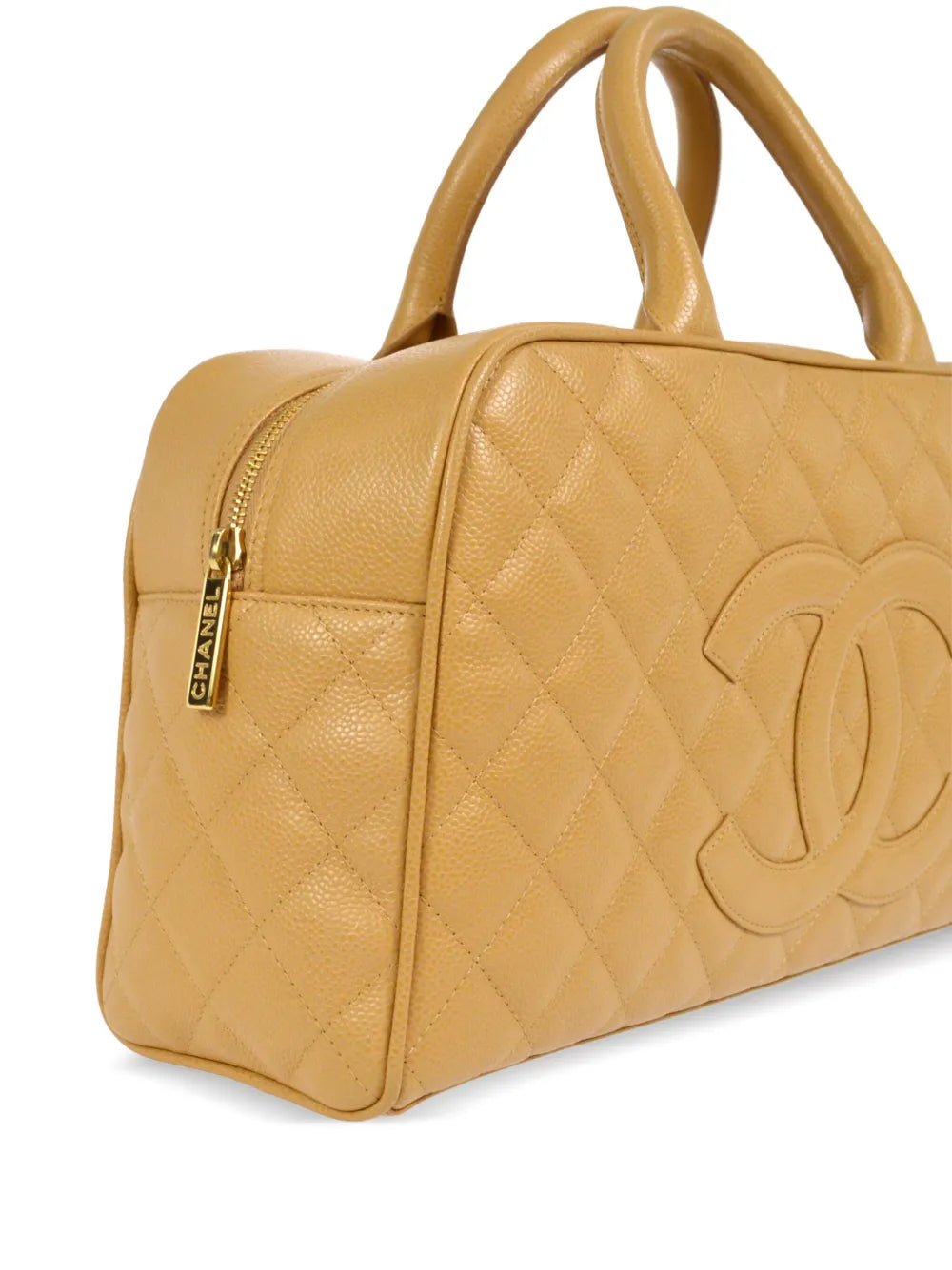 Pre-OwnedCHANEL Pre-Owned2005 CC diamond-quilted bowling bag