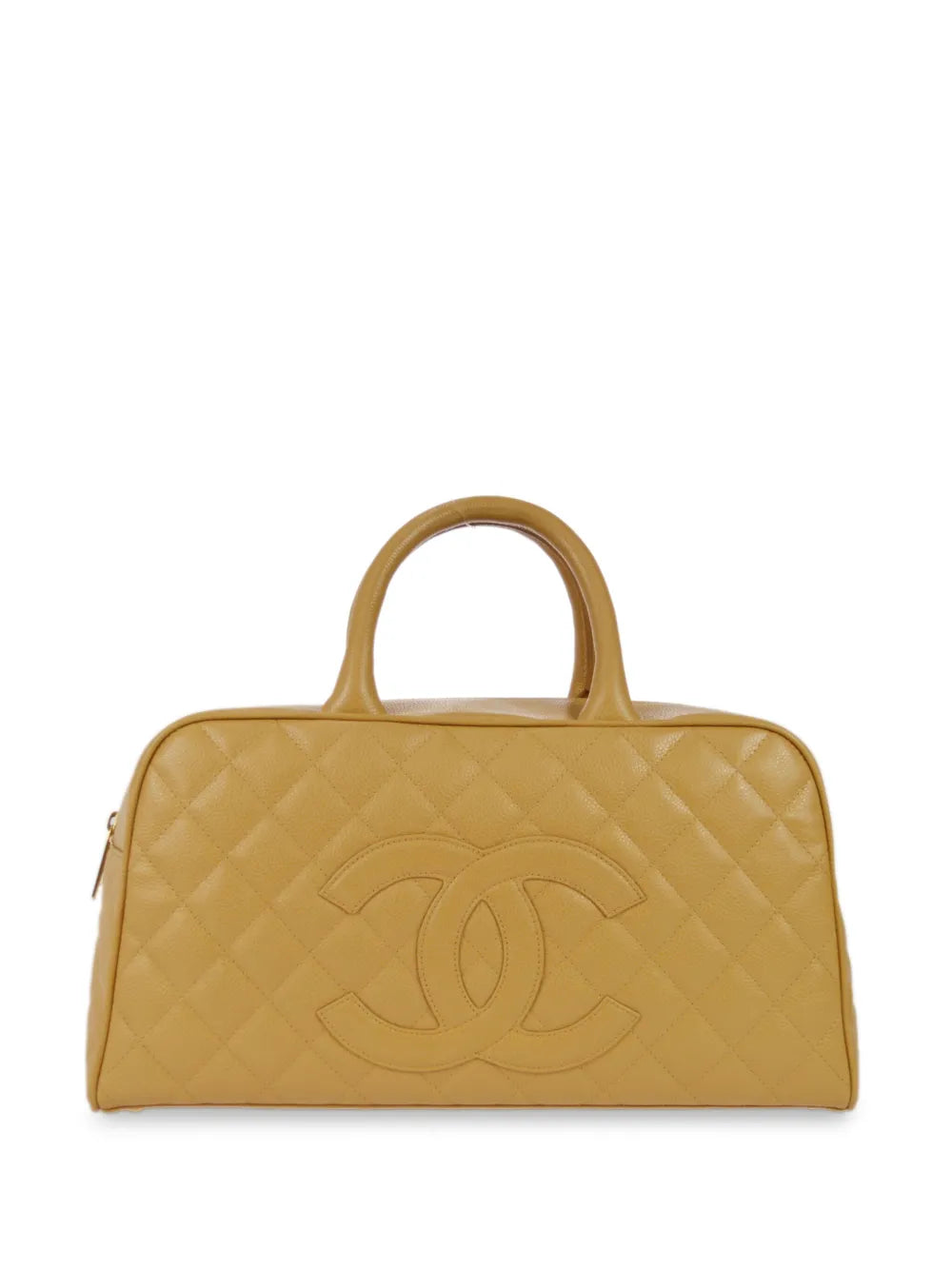 Pre-OwnedCHANEL Pre-Owned2005 CC diamond-quilted bowling bag