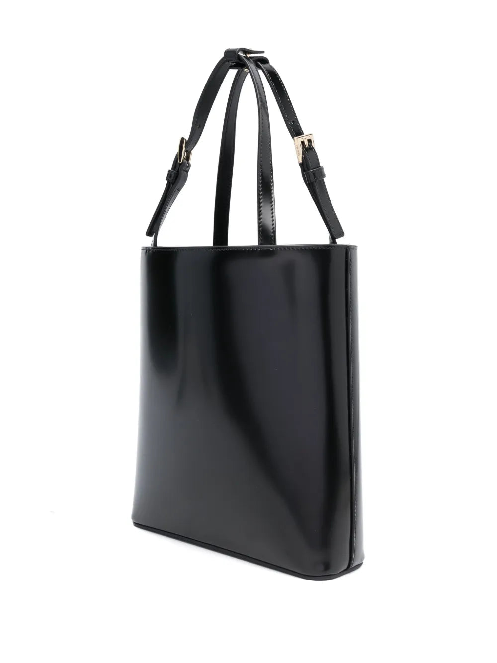 Pradatriangle logo-plaque bucket bag