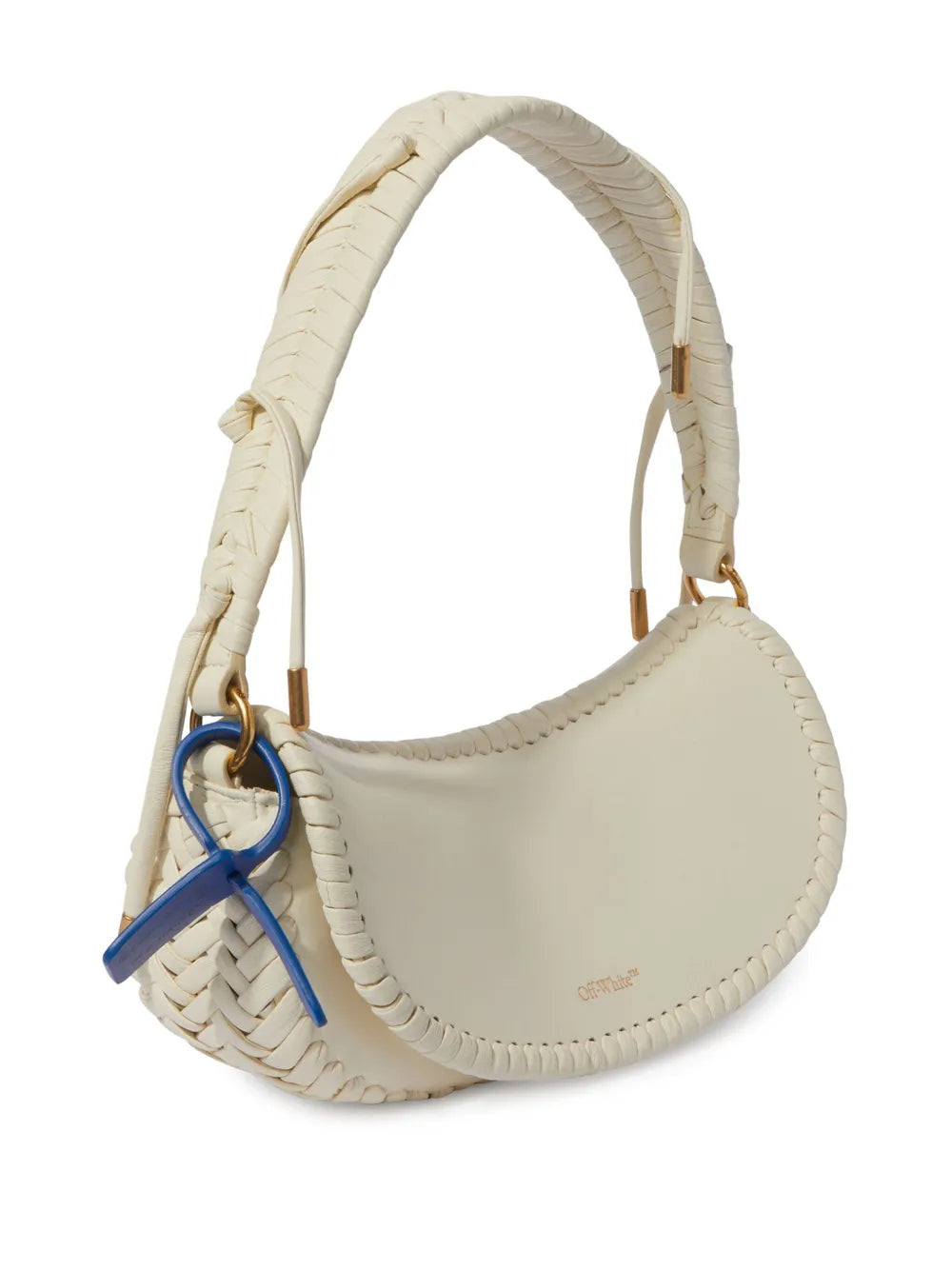 Off-Whiteweaved leather shoulder bag