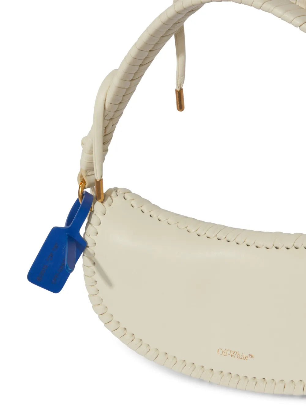 Off-Whiteweaved leather shoulder bag