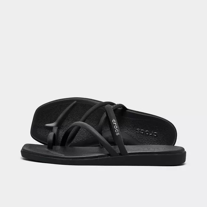 Women's Crocs Miami Metallic Toe Loop Sandals