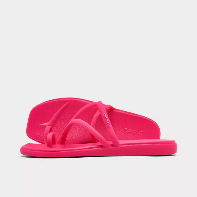 Women's Crocs Miami Metallic Toe Loop Sandals