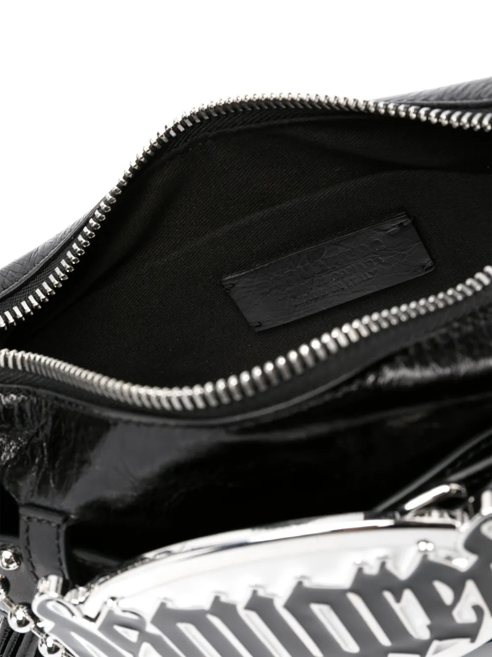 DSQUARED2Gothic leather shoulder bag