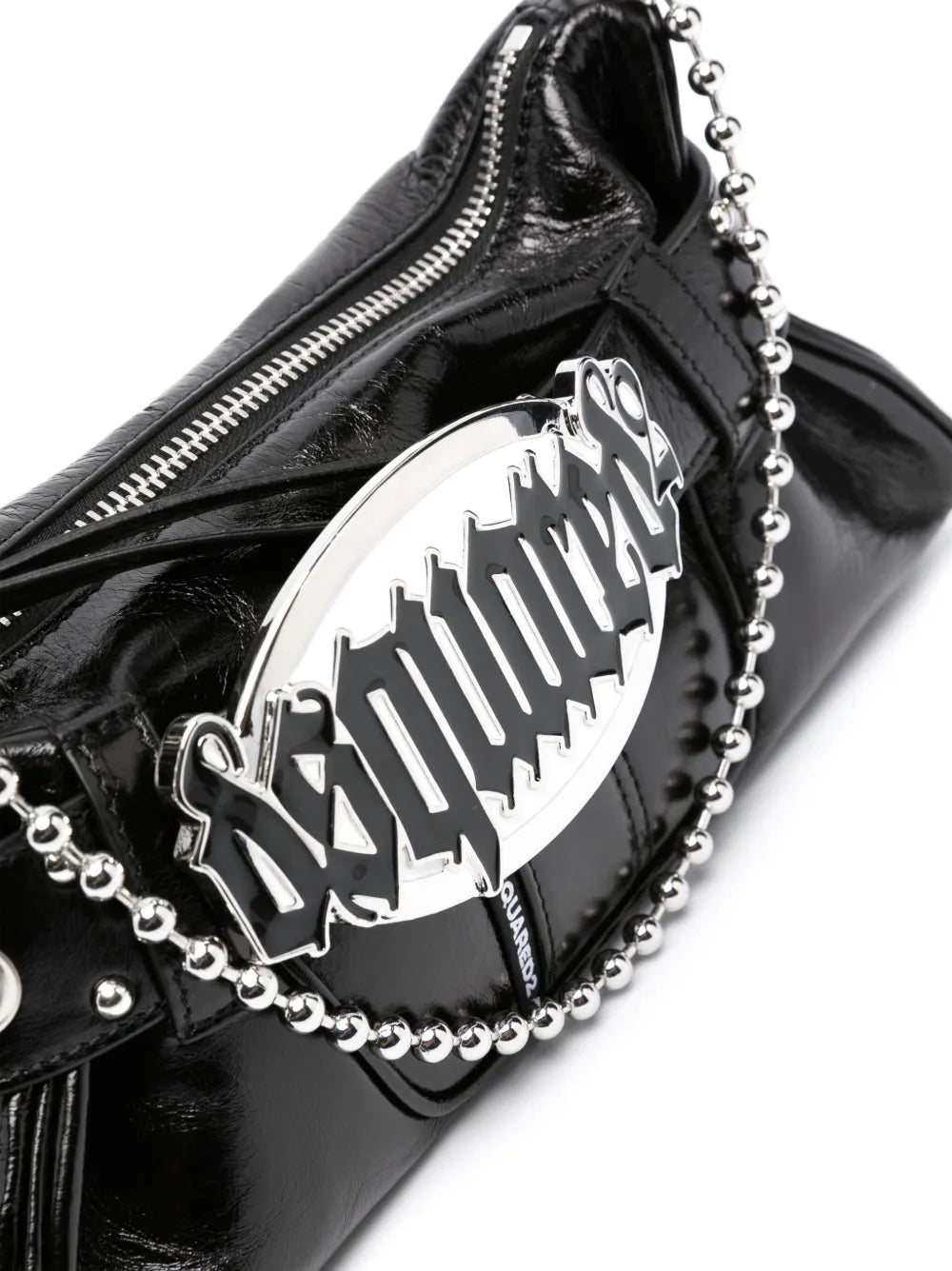 DSQUARED2Gothic leather shoulder bag