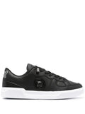 Just Cavalli Logo-Patch Leather Sneakers