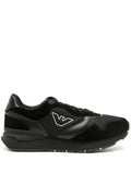 Emporio Armani Mesh-Panel Low-Top Sneakers