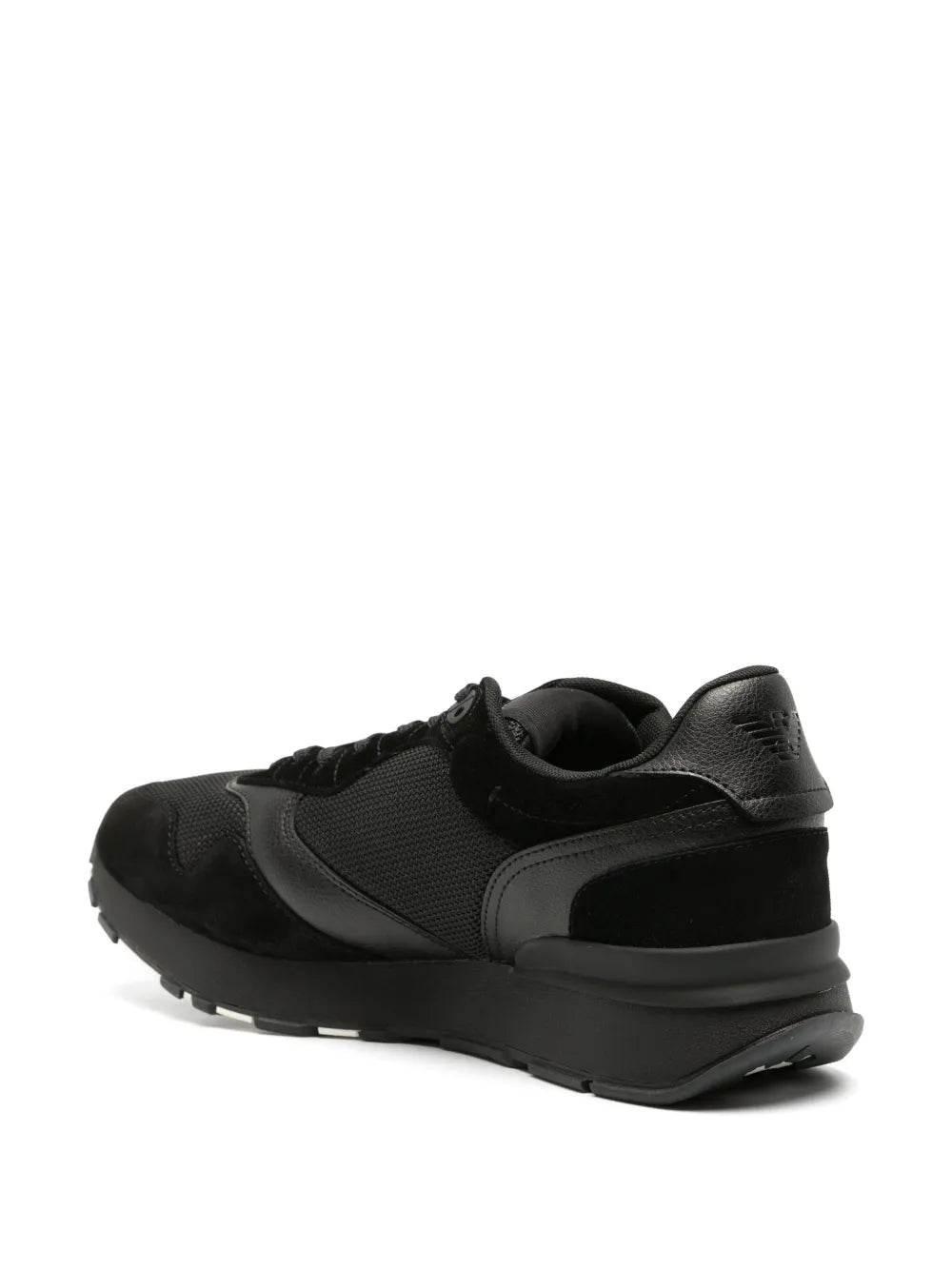 Emporio Armani Mesh-Panel Low-Top Sneakers