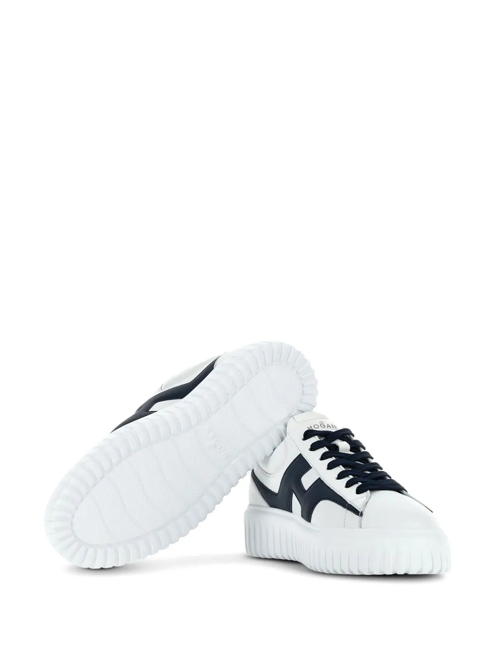 Hogan H-Stripes Leather Sneakers