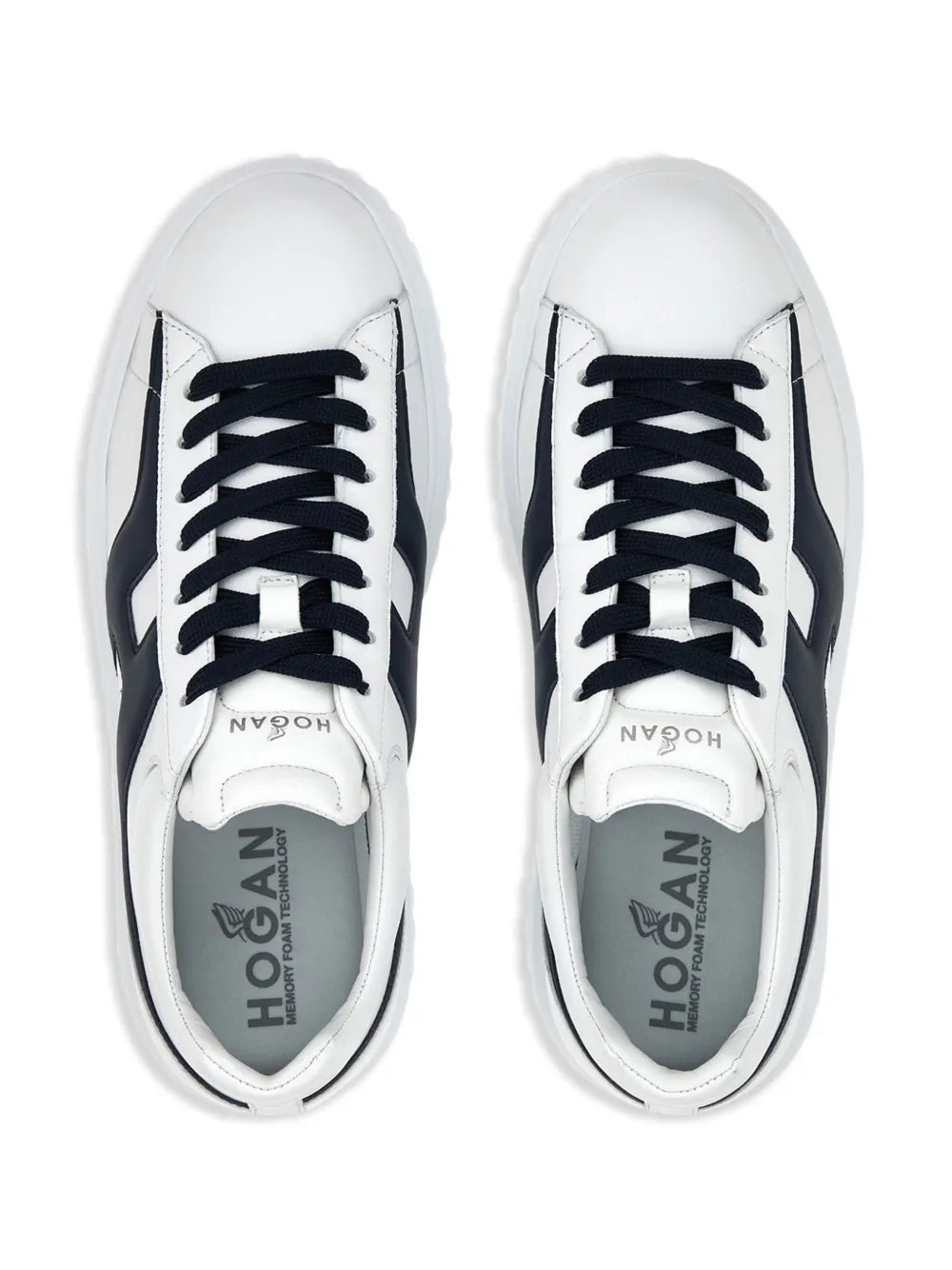 Hogan H-Stripes Leather Sneakers