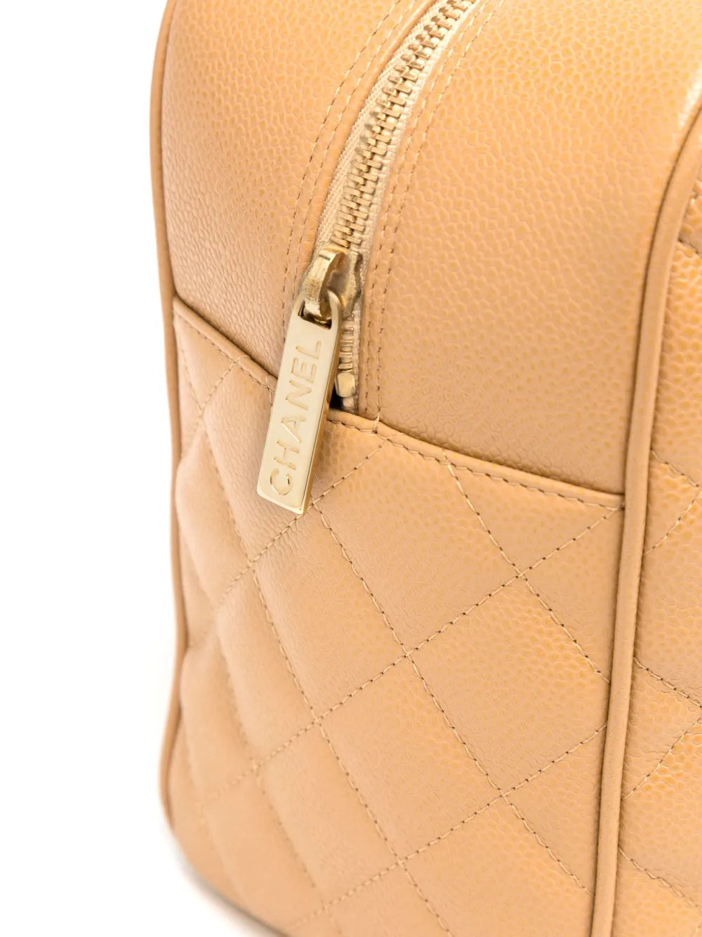 Pre-OwnedCHANEL Pre-Owned2003 CC diamond-quilted bowling bag