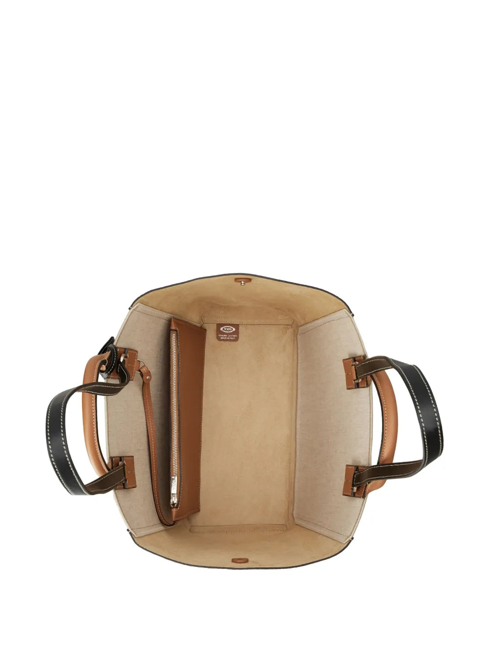 Tod'spanelled leather tote bag