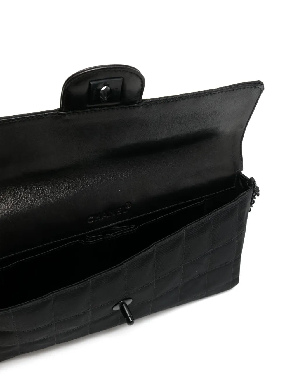Pre-OwnedCHANEL Pre-Owned2000-2001 New Travel line Choco Bar East West shoulder bag
